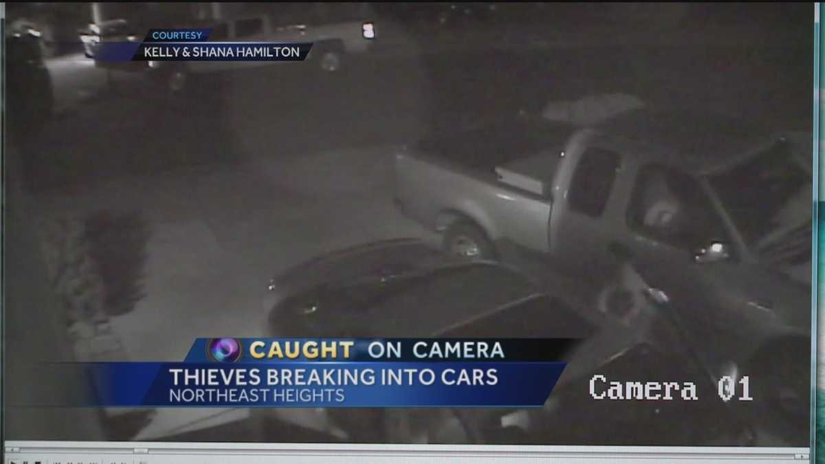 Caught on camera: Teens breaking into cars