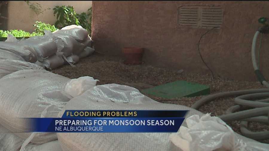 Residents in one neighborhood are preparing for what could be a bad monsoon season.