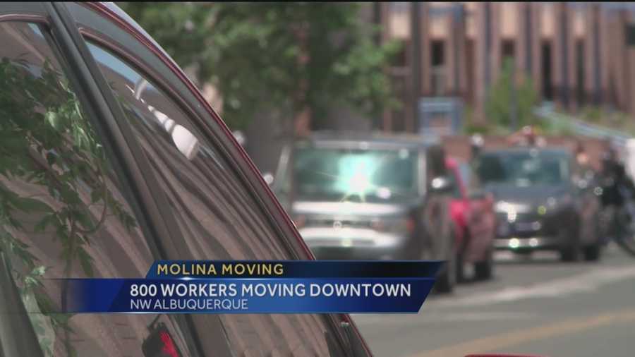 Molina Healthcare has moved 800 of its employees downtown.