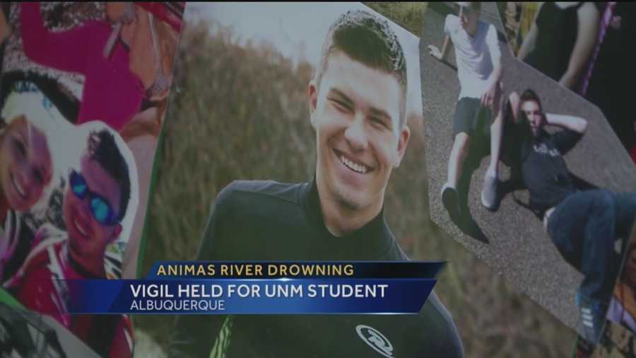 Hundreds of people were at Paradise Hills Park Monday night to honor a 19-year-old who was swept away when he got into the Animas River over a week ago.