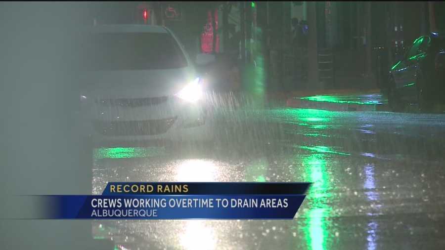 Some parts of Albuquerque just aren't built to handle record rain.