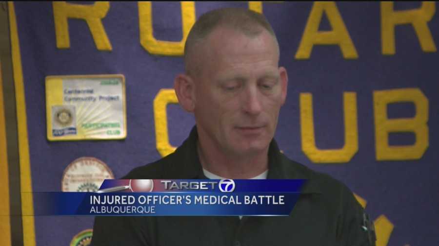 A veteran cop shot four times in the line of duty wants to get back out on the streets, serving the community.