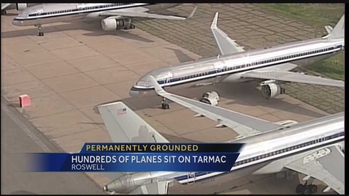 Hundreds of planes grounded, dismantled in Roswell