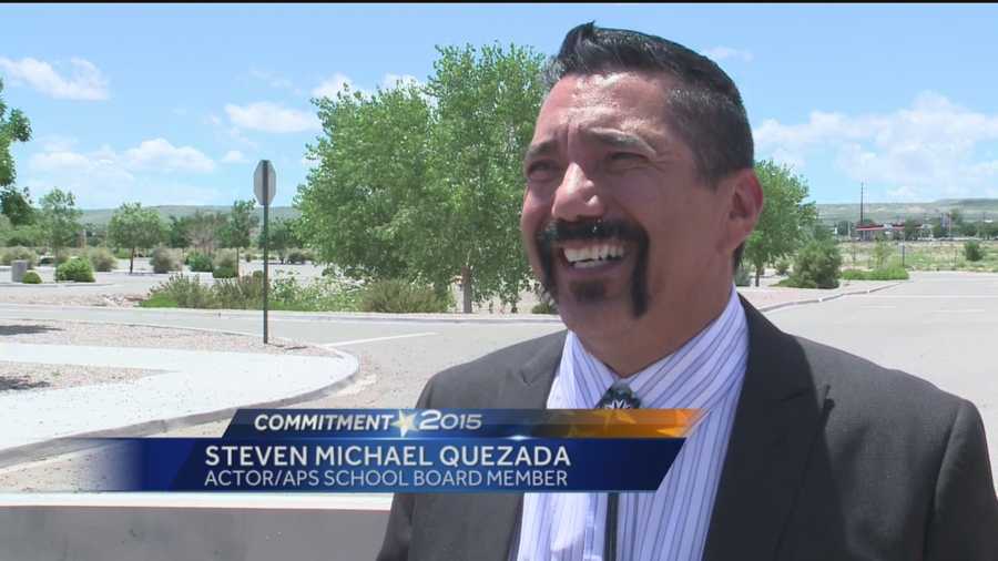 "Breaking Bad" actor Steven Michael Quezada played a DEA agent in the hit show, and now he's auditioning to be a Bernalillo County commissioner.