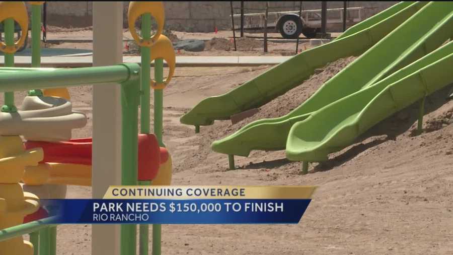 A multi-million dollar park has taken 6 years to complete, and it's still not done.