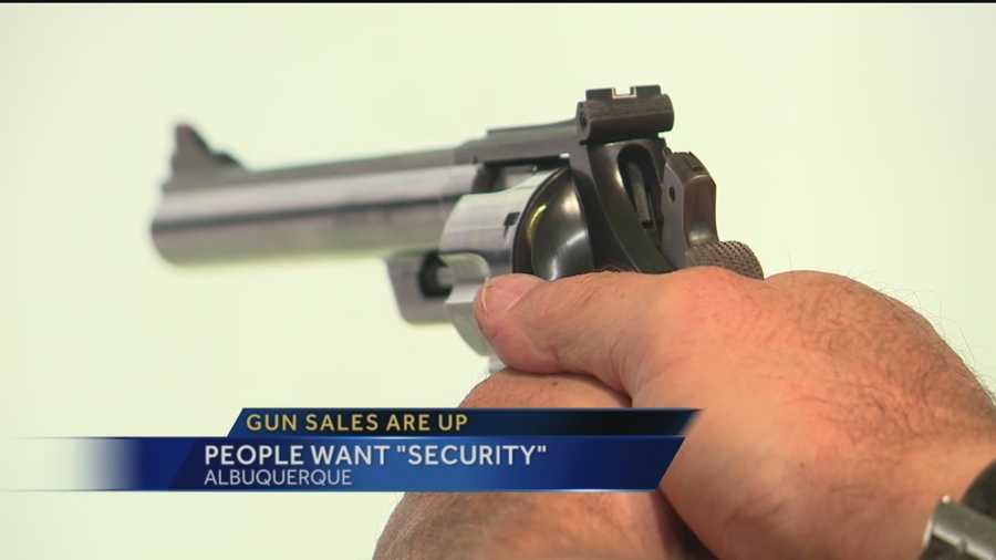 Gun sales spiked in May, but are still going strong. Staff at one local store say customers are saying they want a gun to feel more secure.