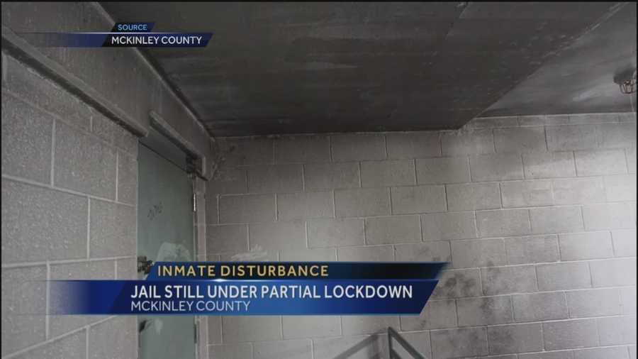 New pictures show the damage caused during a disturbance at the McKinley County Detention Center Thursday when inmates set fire to their housing pod.