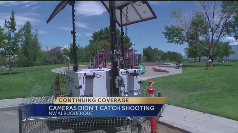 A park in southwest Albuquerque is supposed to have surveillance cameras, but they didn’t pick up any footage of a deadly weekend shooting.