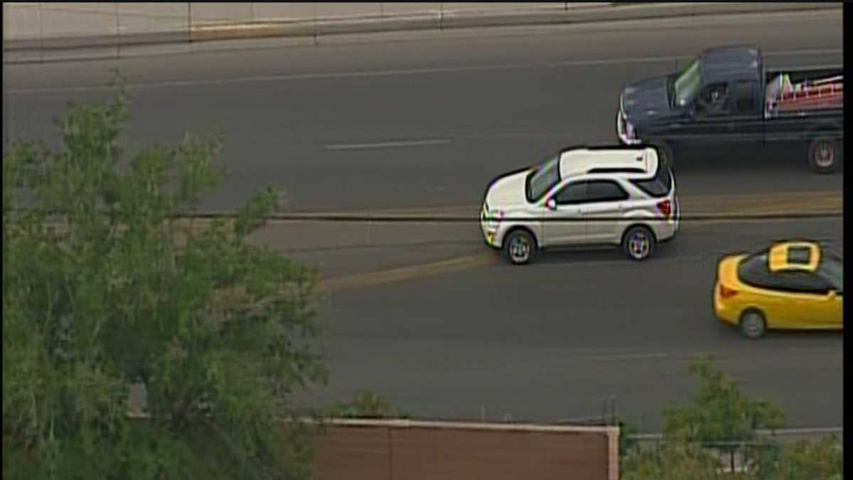 Sky 7 Photos: Carjacking suspect led police on chase