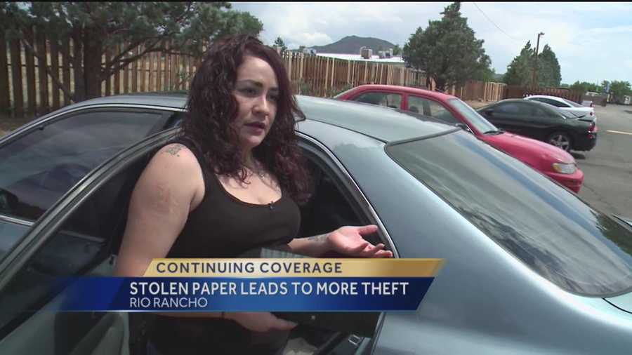 Stolen documents found in a stolen car might lead police to even more crimes.