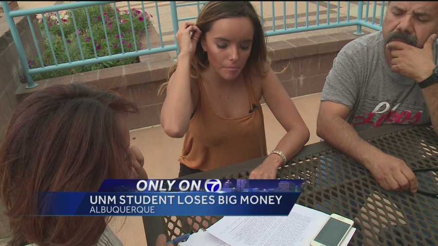 What started as a babysitting job is now costing a UNM student big and she's out $2,000.