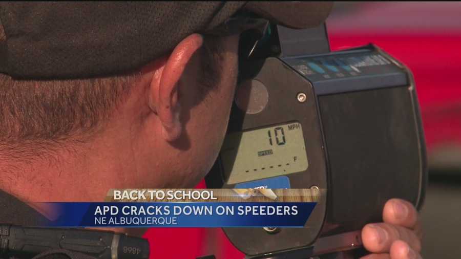 Albuquerque police are doubling up patrols in school zones this week and next as APS students head back to school.