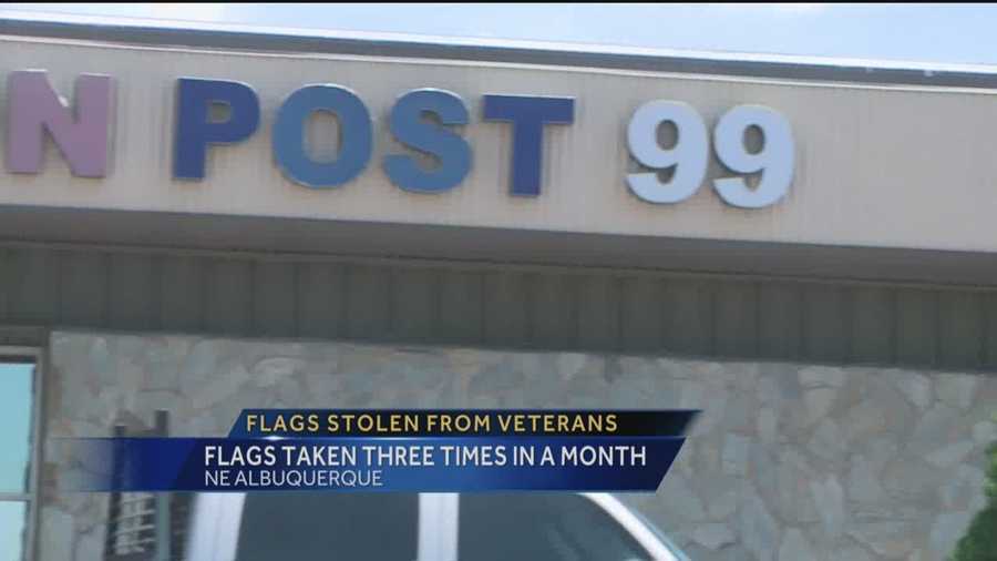 An area American Legion post is trying to figure out who keeps stealing its flags.