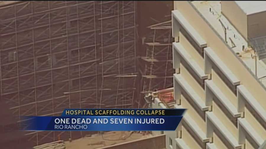 One person is dead after a five-story scaffolding collapse at the Presbyterian Rust Medical Center on Tuesday, according to Rio Rancho Fire Rescue.