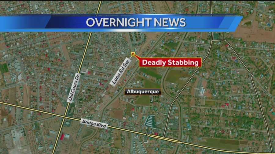 A man was stabbed to death late Tuesday night.
