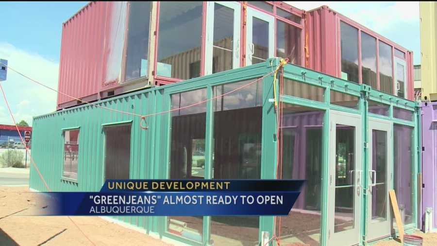 A unique twist on a shopping plaza is being built near Carlisle Boulevard and Interstate 40 in Albuquerque.