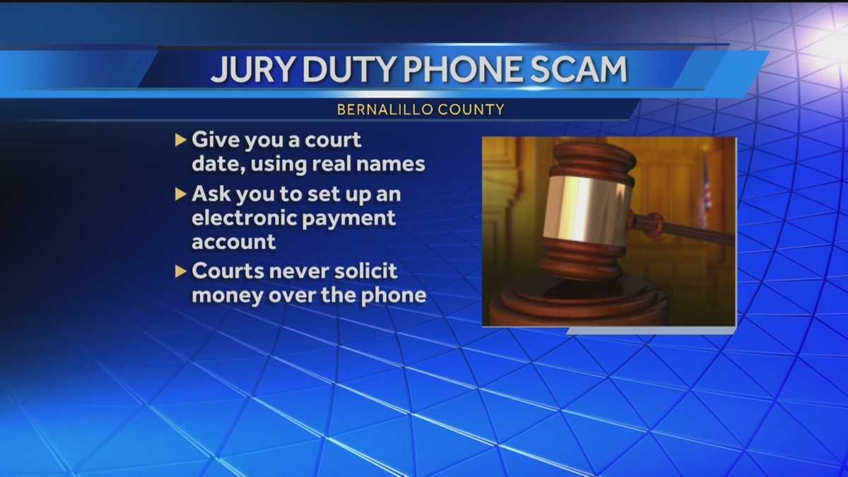 Residents hit by jury duty phone scam