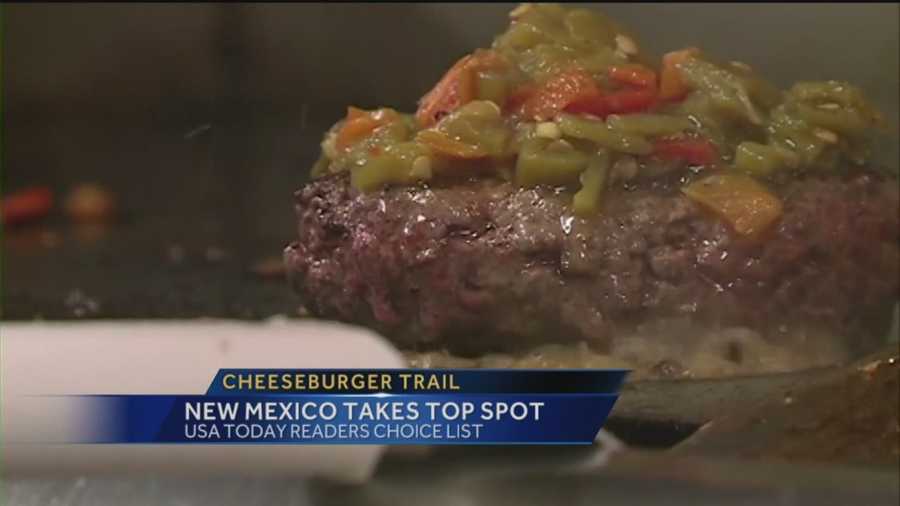 New Mexico’s Green Chile Cheeseburger Trail is the best food trail in the U.S., according to USA Today readers.