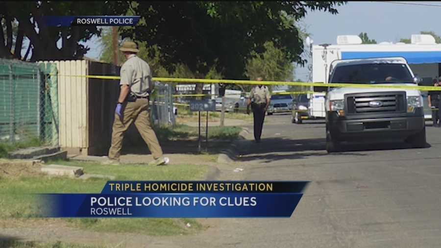 Roswell Police found a gruesome scene Saturday morning.