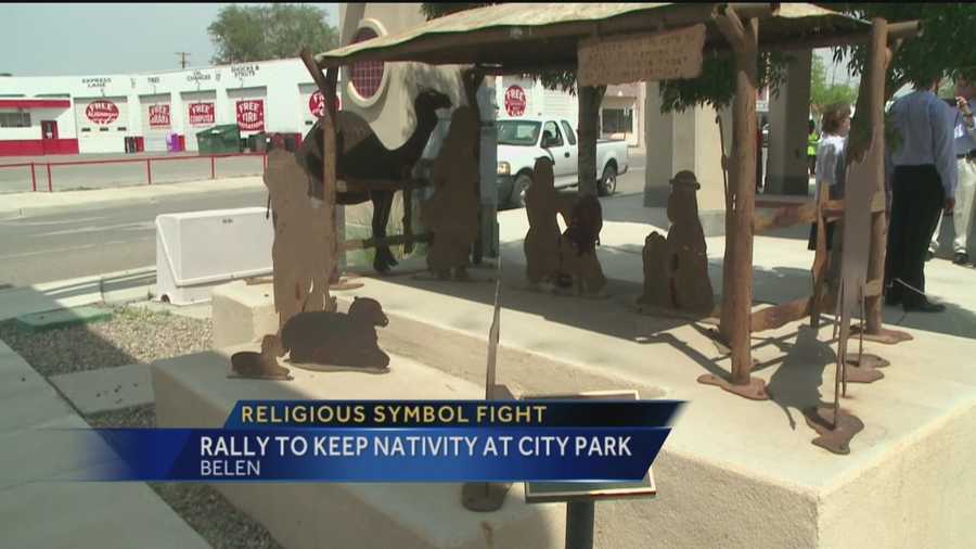 People who support having a nativity scene at a Belen park are not going down without a fight.