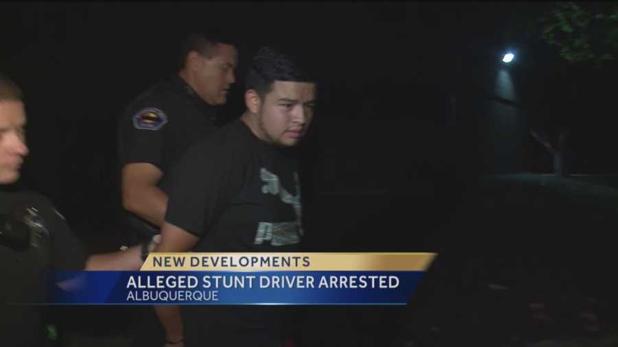 Albuquerque police arrested Ivan Alejandro Guardado-Fuentes, 18, in connection with a "doughnut" stunt that temporarily shut down Interstate 25.