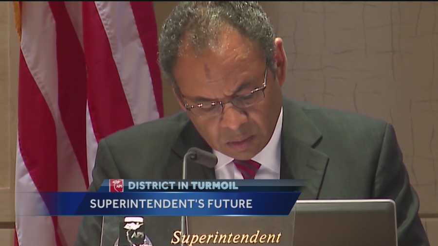 APS Board Meeting On Superintendent Luis Valentino