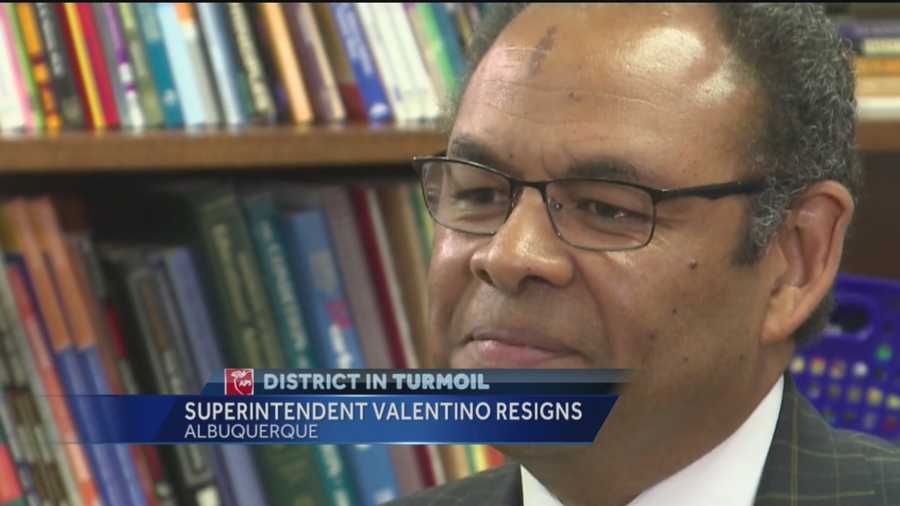 Following two high-profile controversies, Albuquerque Public Schools Superintendent Luis Valentino has resigned.