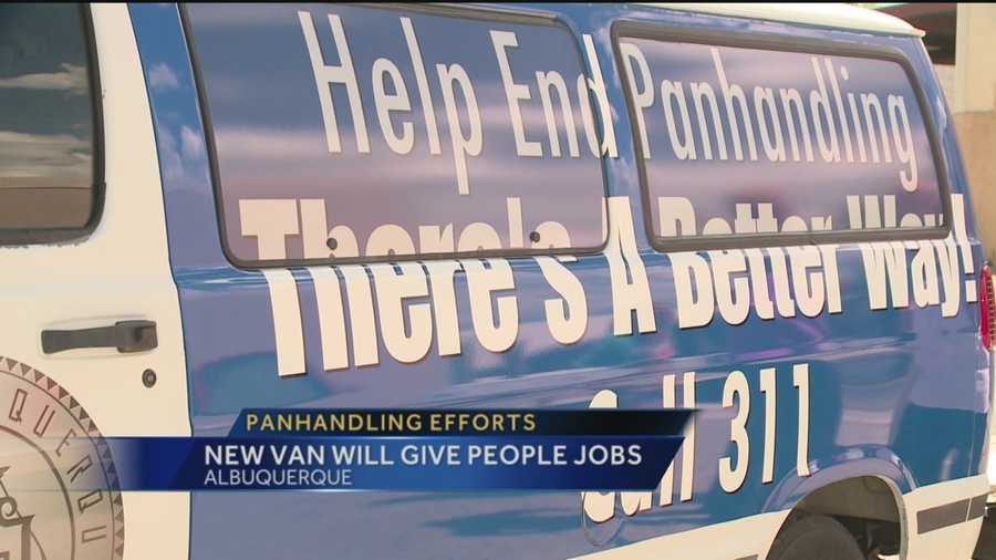 The city has a new way to curb panhandling.