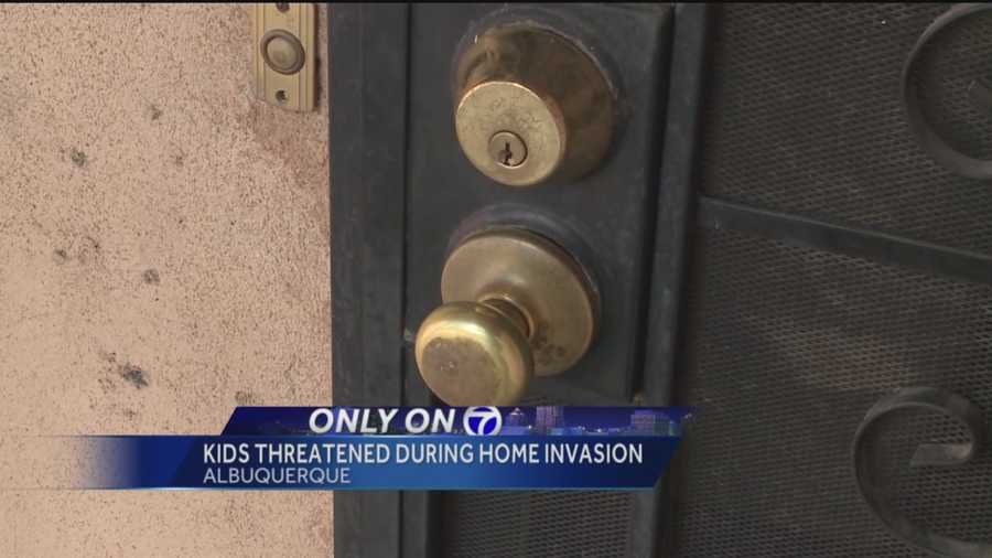 A family is afraid to go back home after three men broke in last night.