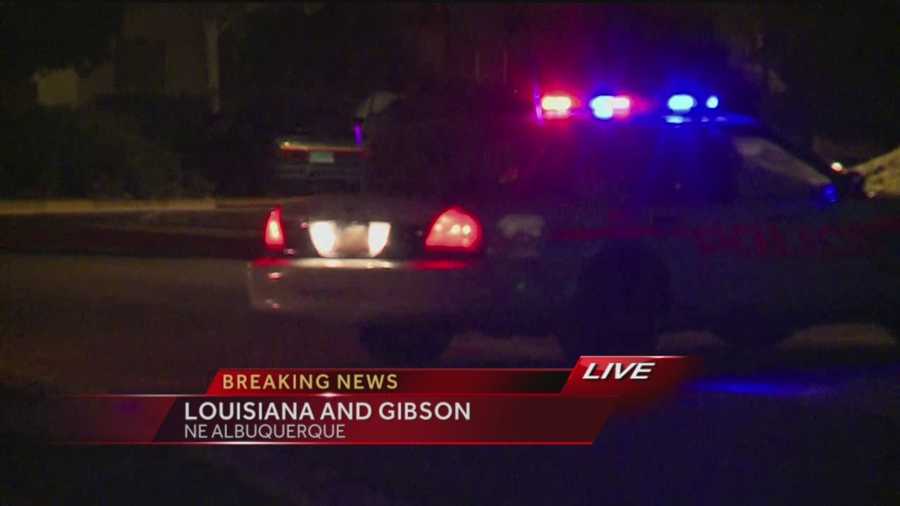 Officers say a man was shot at an apartment complex near Louisiana and Gibson.
