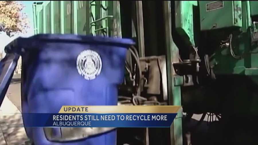 The city of Albuquerque wants residents to pay attention to what they throw away