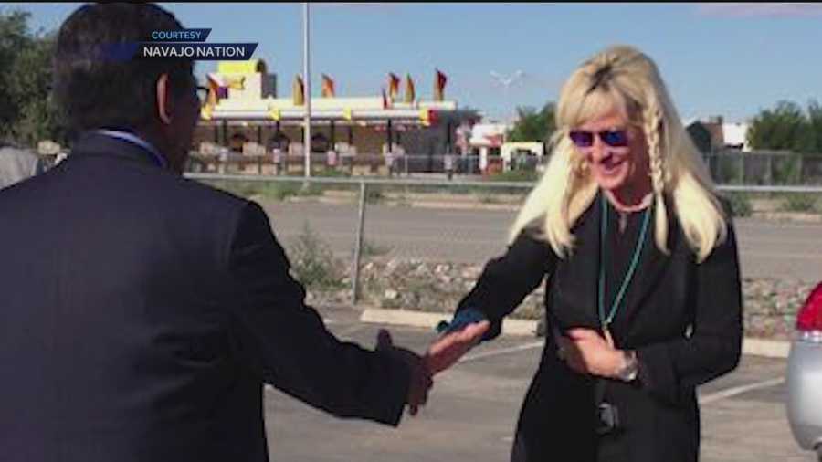 Environmental activist Erin Brockovich is touring the Navajo Nation to get a firsthand look at the damage caused by the spill of wastewater from a Colorado mine.
