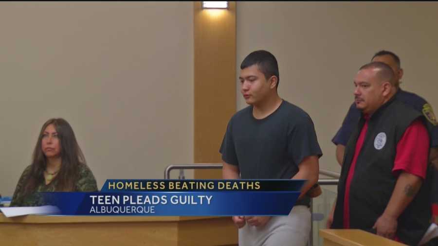 One of the three teens accused of beating homeless men to death pleaded guilty to second-degree murder charges.
