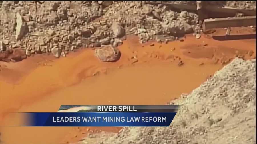 Politicians are working on introducing two bills in the wake of the Animas River spill.