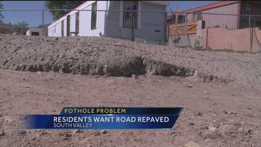 Drivers in one South Valley neighborhood say bad roads are beating up their cars.