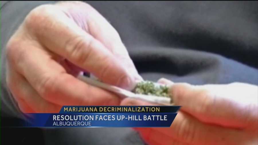 A push to decriminalize small amounts of marijuana in Albuquerque does not appear to have much of a chance of becoming law.