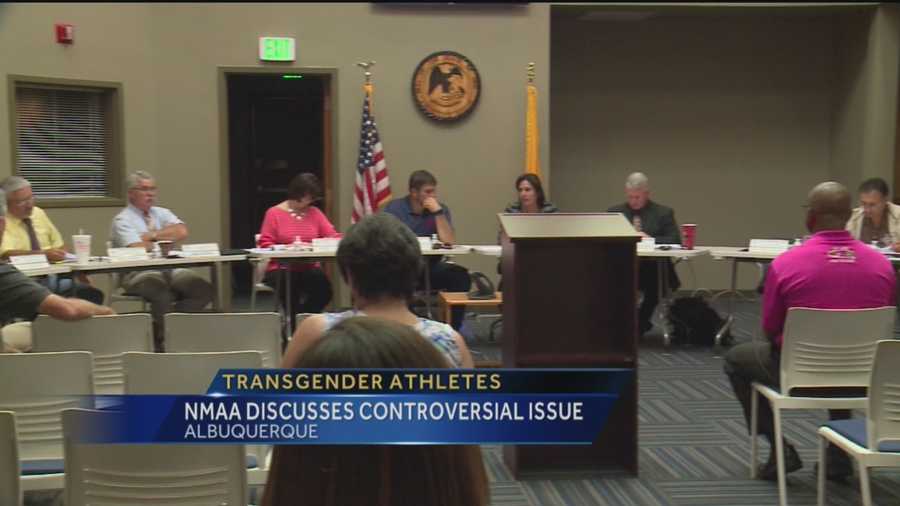 The New Mexico Activities Association is taking on the controversial issue of transgender athletes.