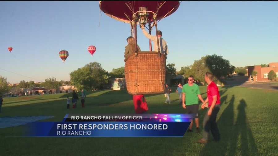 Public servants were honored with a balloon ride over Rio Rancho.