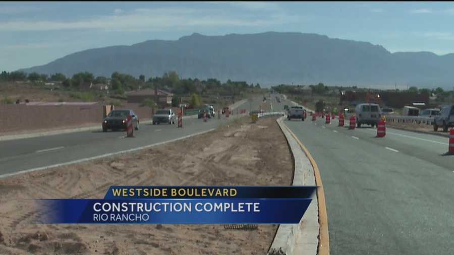 Westside Boulevard Construction Complete