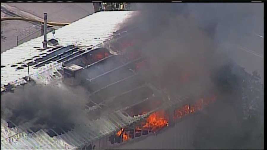 PHOTOS: Crews battle structure fire