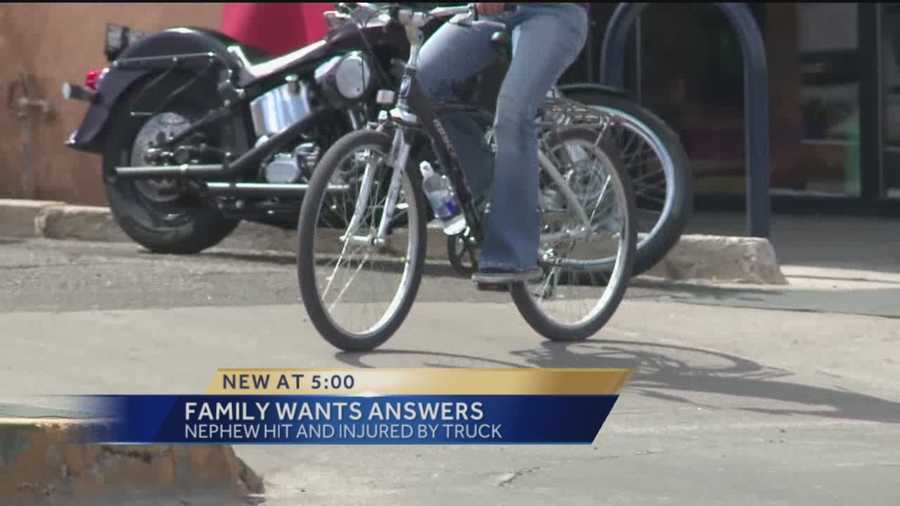 One family is pleading for answers after their nephew was run over by a car.