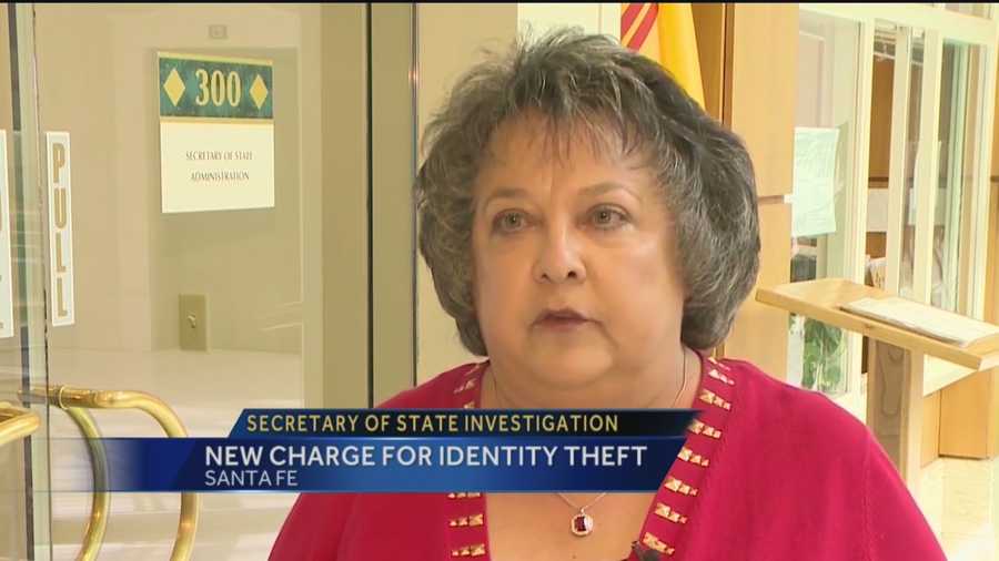 A high-ranking New Mexico official charged with dozens of counts related to alleged campaign finance fraud is now facing allegations of identity theft, a fourth-degree felony.