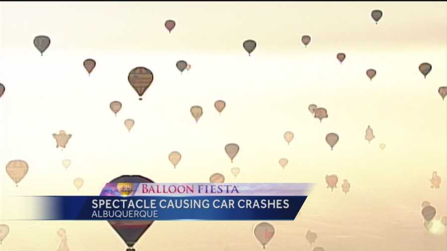 Albuquerque Police say Balloon Fiesta has been distracting drivers.