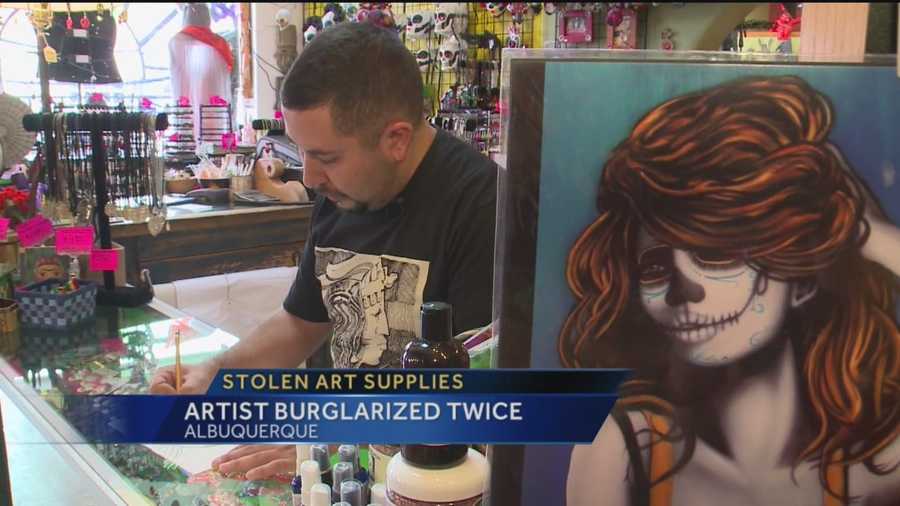 An Albuquerque artist has been ripped off twice in two weeks.