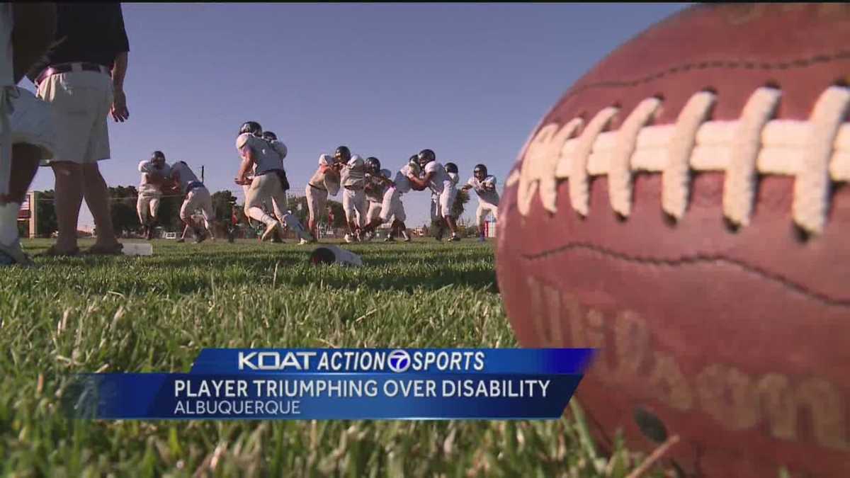 Del Norte football player overcoming disability