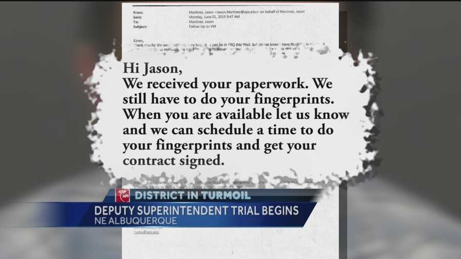 New emails appear to show a former Albuquerque Public Schools deputy superintendent ignoring requests by Human Resources to get fingerprinted.