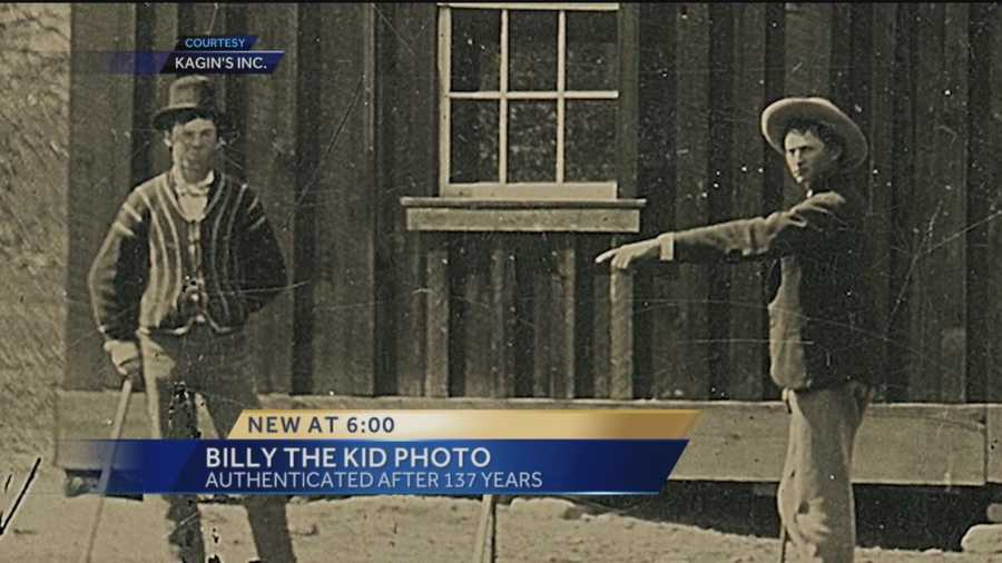 A company claims it has authenticated a newly discovered photo featuring notorious outlaw Billy the Kid and his gang hanging out and play croquet.