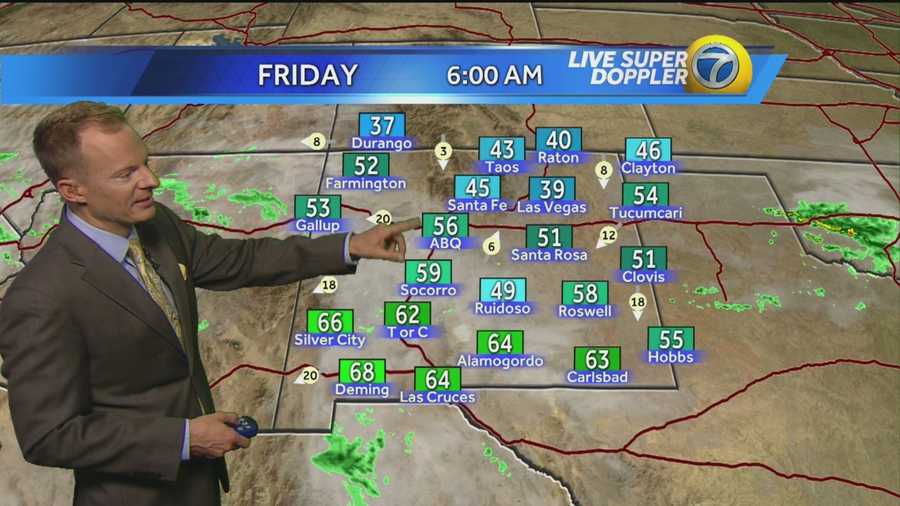 As forecasted, wind struck the Albuquerque metropolitan area Thursday night.