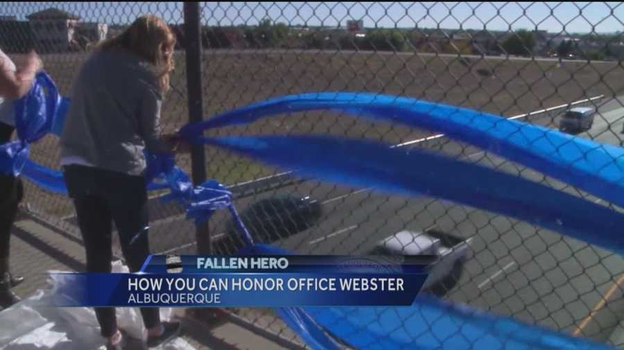 Before Tuesday’s funeral, family, friends and law enforcement they want the public to know how they can help support fallen Officer Daniel Webster’s family by doing something as simple as changing their shirt color.
