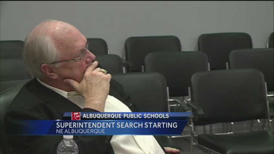 The Albuquerque Public School Board will be taking its first step this week to find a new superintendent.